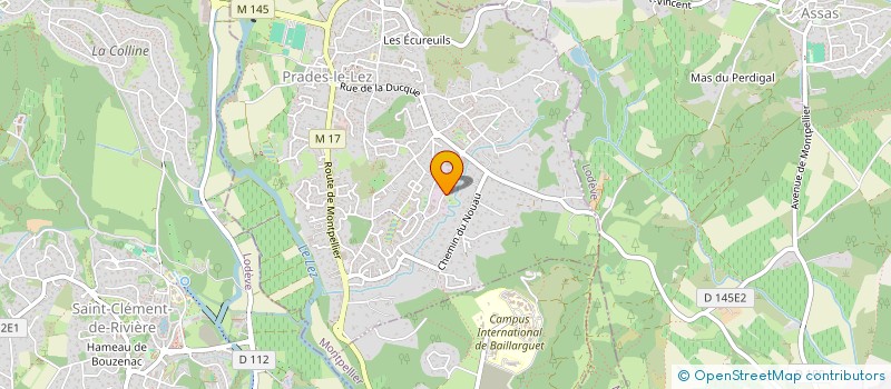 localisation de l'entreprise S.M.A. DIFFUSION à PRADES-LE-LEZ
