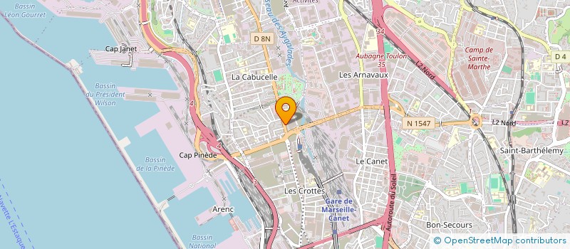 localisation de l'entreprise S.M.A.E. à MARSEILLE
