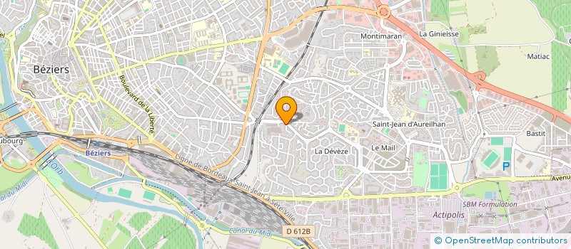 localisation de l'entreprise S.M.A EVENTS  BEZIERS