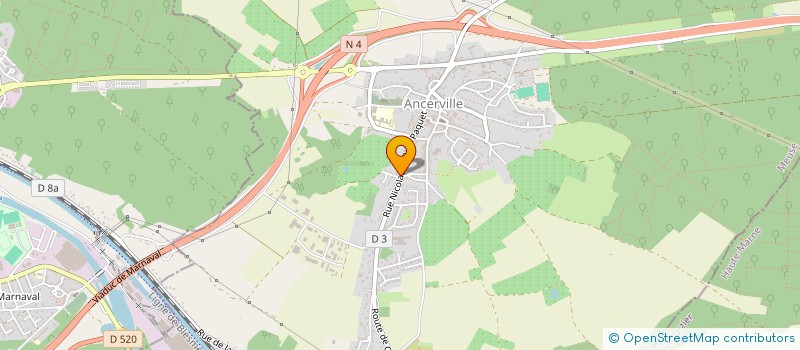 localisation de l'entreprise S.M.A.G.  ANCERVILLE