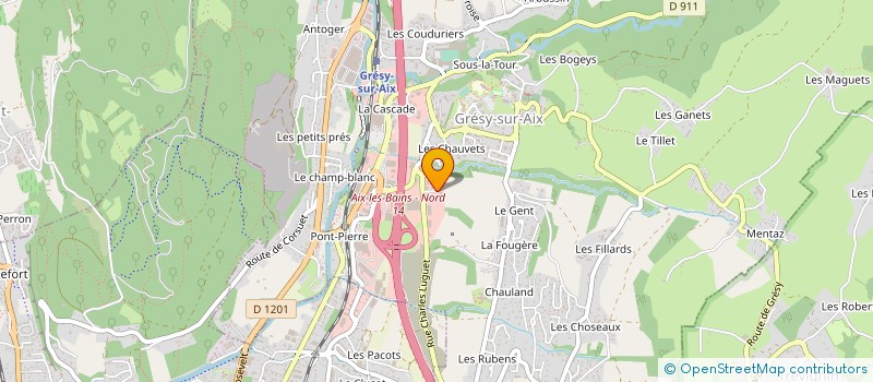 localisation de l'entreprise S.M.A ISOLATION à GRESY-SUR-AIX