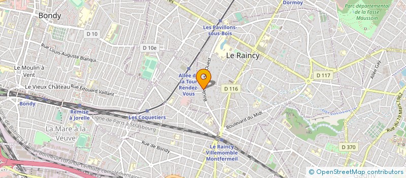 localisation de l'entreprise S.M.A.P à LE RAINCY