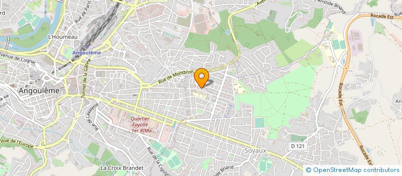 localisation de l'entreprise S.M.A PLATRERIE à SOYAUX