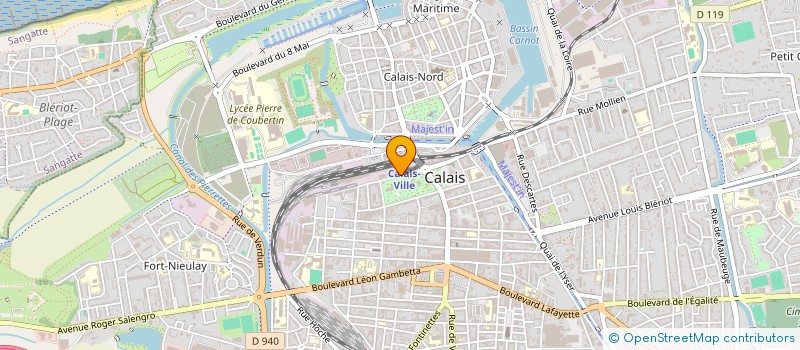 localisation de l'entreprise S.M.A. SOC MUYS ET ASSOCIES à CALAIS