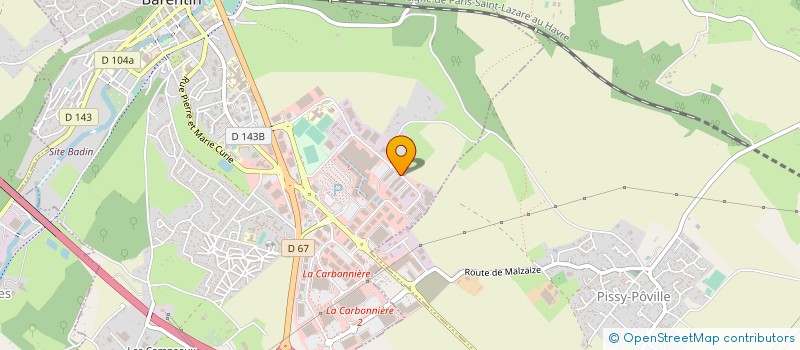 localisation de l'entreprise S.M.A.T. ASSISTANCE MAINTENANCE - ASSISTANCE TECHNIQUE  BARENTIN