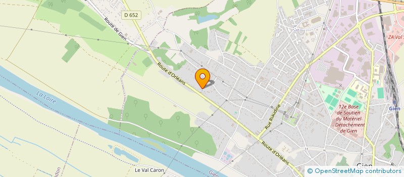 localisation de l'entreprise S.M. AUBERT  GIEN