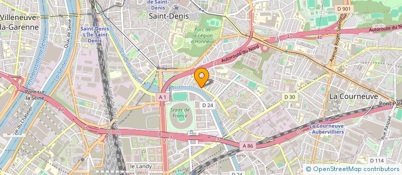localisation de l'entreprise S.M.B. à SAINT-DENIS