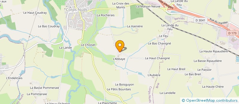 localisation de l'entreprise S.M.B  CORPS-NUDS