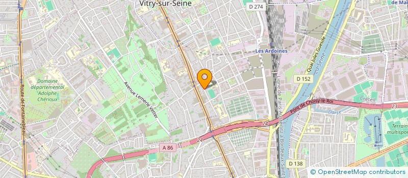 localisation de l'entreprise S.M.B  VITRY-SUR-SEINE