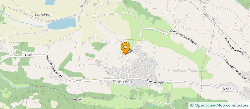 localisation de l'entreprise S.M.B.  RUY-MONTCEAU