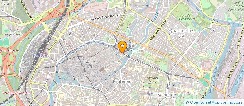 localisation de l'entreprise S.M.B  STRASBOURG