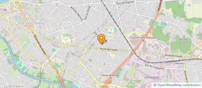 localisation de l'entreprise S.M.B EXPANSION à SAINT-SEBASTIEN-SUR-LOIRE