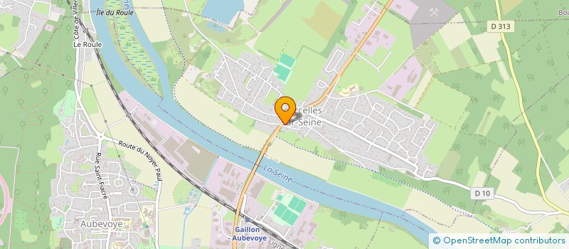 localisation de l'entreprise S M B K  COURCELLES-SUR-SEINE