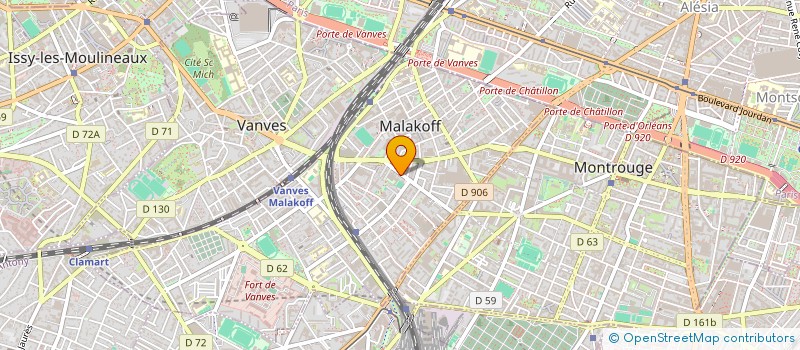 localisation de l'entreprise S.M.B.P. à MALAKOFF