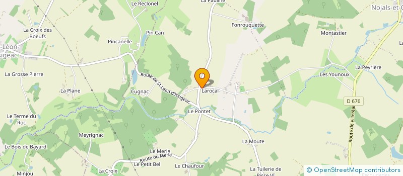 localisation de l'entreprise S.M.B SOC MACONNERIE BESSE à BEAUMONTOIS EN PERIGORD