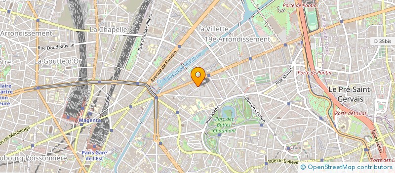 localisation de l'entreprise S.M.BAT  PARIS