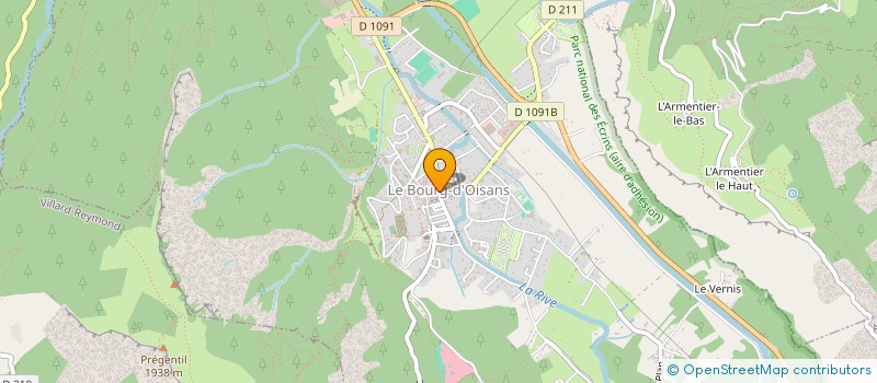 localisation de l'entreprise S&M BURIAND  LE BOURG-D'OISANS