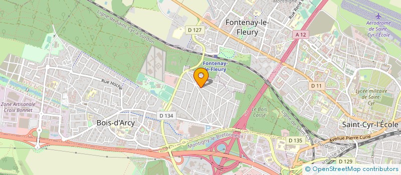 localisation de l'entreprise S.M.C  BOIS-D'ARCY