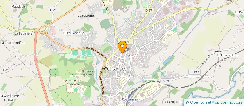 localisation de l'entreprise S M C  COUTANCES