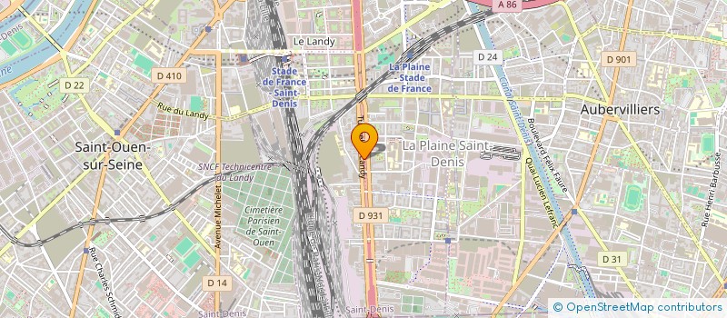 localisation de l'entreprise S.M.C  SAINT-DENIS