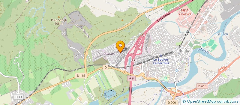 localisation de l'entreprise S.M.C. FOREVER  LE BOULOU