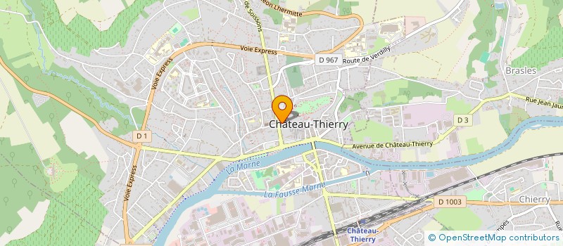 localisation de l'entreprise S M C H à CHATEAU-THIERRY