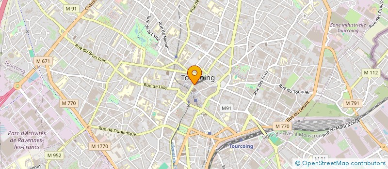 localisation de l'entreprise S.M.C.I à TOURCOING