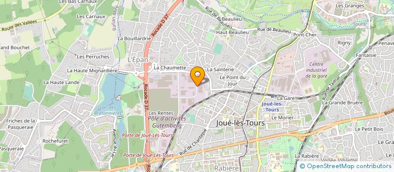 localisation de l'entreprise S.M.C.N  JOUE-LES-TOURS