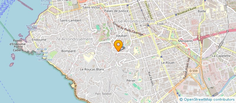 localisation de l'entreprise S.M.C.P  MARSEILLE