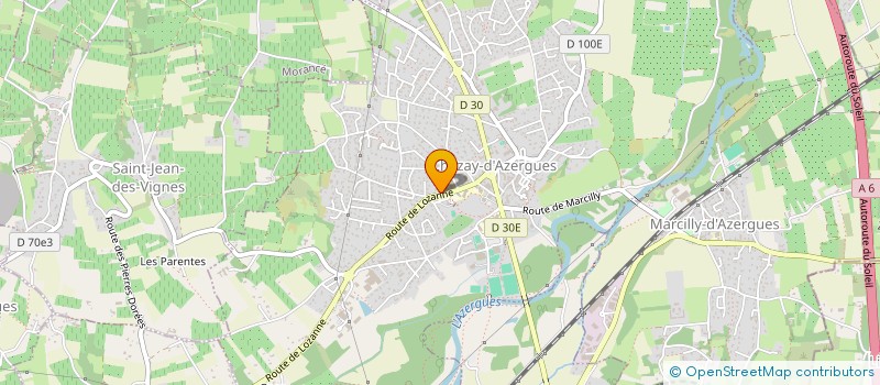 localisation de l'entreprise S M C SERRURERIE METALLERIE CHAZEENNE  CHAZAY-D'AZERGUES