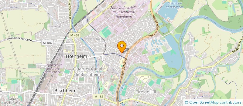 localisation de l'entreprise S.M.C. SERVICE  HNHEIM