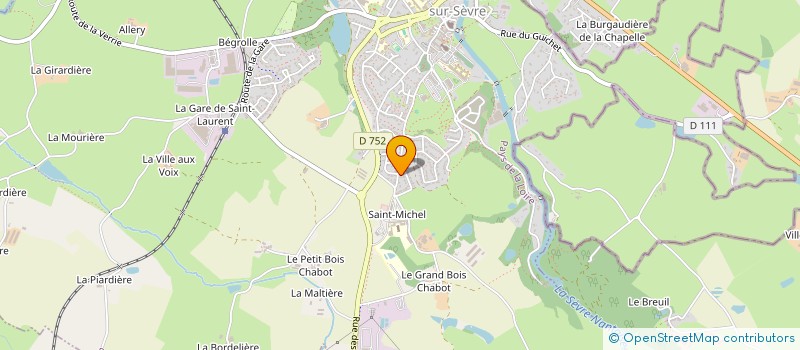 localisation de l'entreprise S.M CLARO à SAINT-LAURENT-SUR-SEVRE