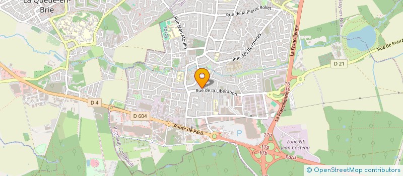 localisation de l'entreprise S&M CONSEIL à PONTAULT-COMBAULT