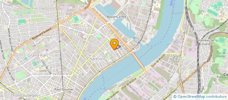 localisation de l'entreprise S+M CONSTRUCTION à BORDEAUX