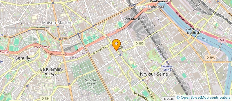 localisation de l'entreprise S & M CONSULTING à IVRY-SUR-SEINE