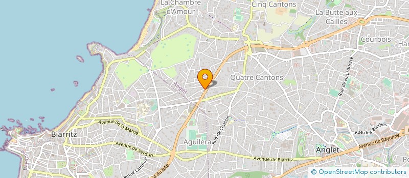 localisation de l'entreprise S.M. CONSULTING à ANGLET