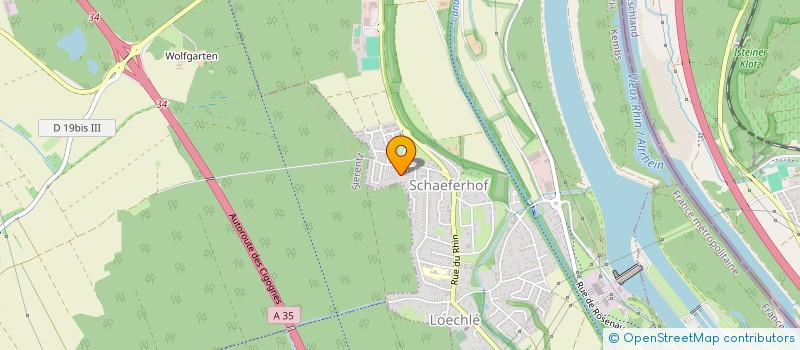 localisation de l'entreprise S.M.D.  KEMBS