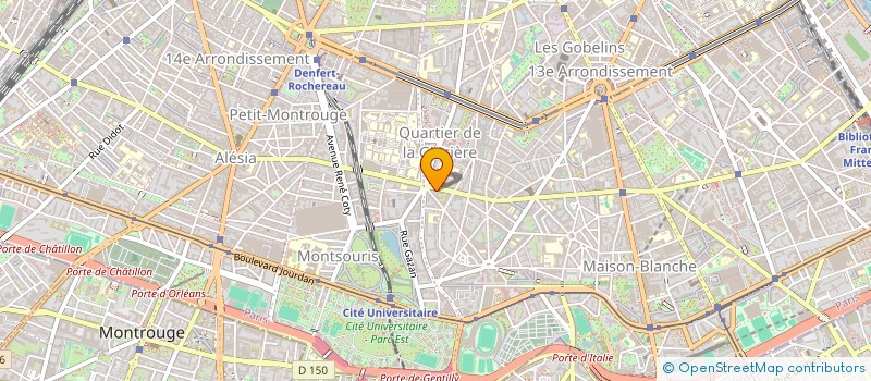 localisation de l'entreprise S.M.D.  PARIS