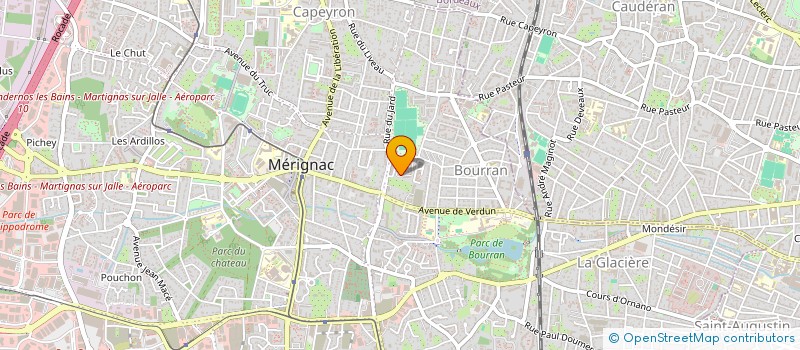 localisation de l'entreprise S.M.D à MERIGNAC