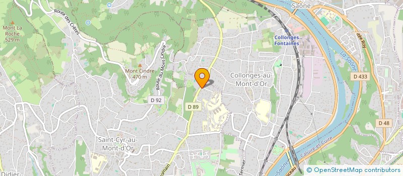 localisation de l'entreprise S M D  SAINT-CYR-AU-MONT-D'OR