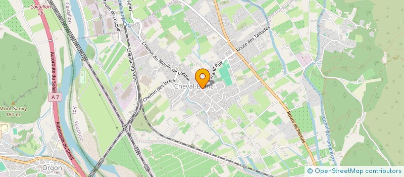 localisation de l'entreprise S.M.D.B  CHEVAL-BLANC