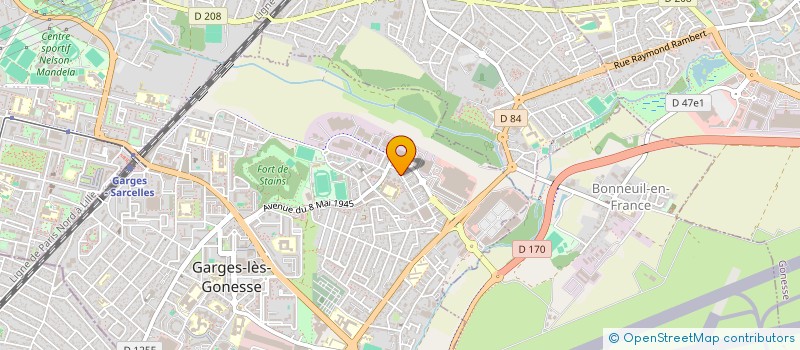 localisation de l'entreprise S M D TRANSPORT MOTO TAXI  GARGES-LES-GONESSE