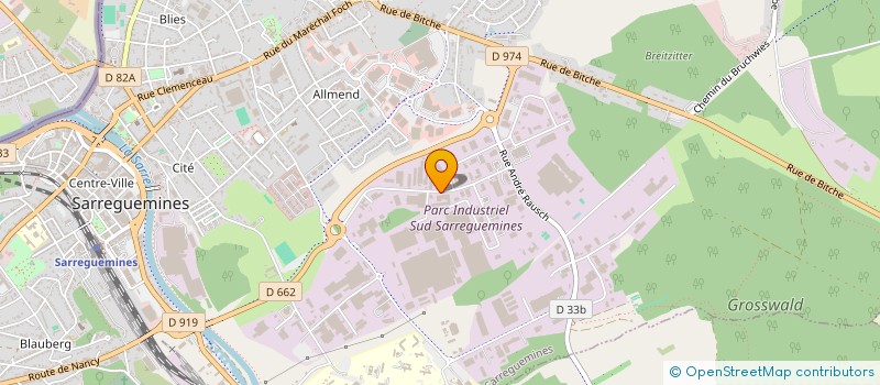 localisation de l'entreprise S M DISTRIBUTION à SARREGUEMINES