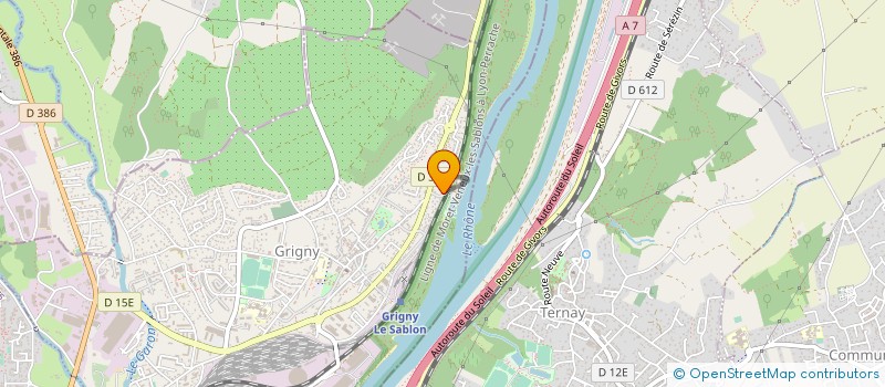 localisation de l'entreprise S.M. DU RHONE DES ILES ET DES LOSNES à GRIGNY