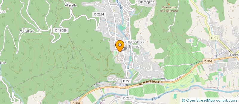 localisation de l'entreprise S.M.E  LAMALOU-LES-BAINS