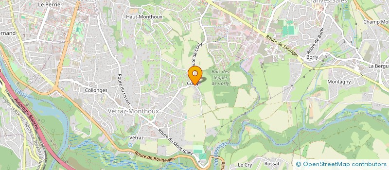 localisation de l'entreprise S.M.E  VETRAZ-MONTHOUX