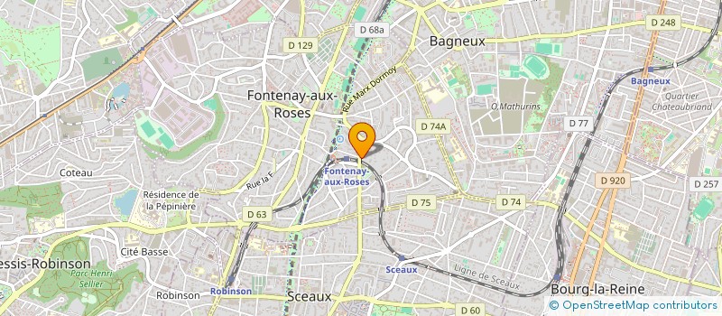 localisation de l'entreprise S-M-E  FONTENAY-AUX-ROSES