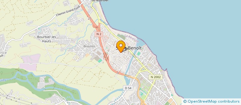 localisation de l'entreprise S & M ELEC à SAINT-BENOIT