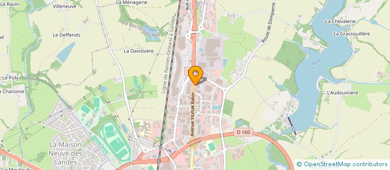 localisation de l'entreprise S.M.G. à LA ROCHE-SUR-YON