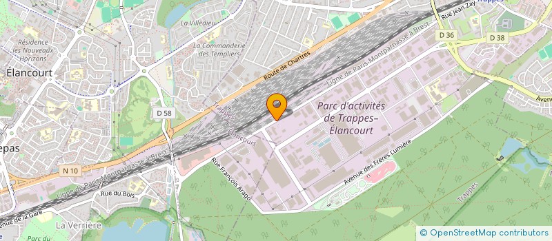 localisation de l'entreprise S.M.G à TRAPPES